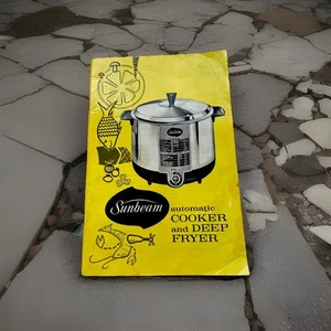 Sunbeam Automatischer Herd und Fritteuse 1966 manuell Vintage - Bild 1 von 4