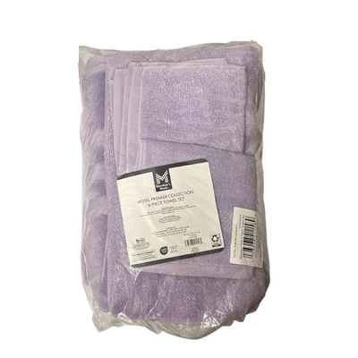 Juego de toallas de algodón Member's Mark Hotel Premier 6 piezas, lavanda Foto 1 de 2