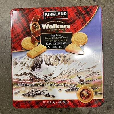 New Kirkland Walkers Pure Butter Cookies - Premium Shortbread Biscuits, 4.6lb - Image 1 of 4