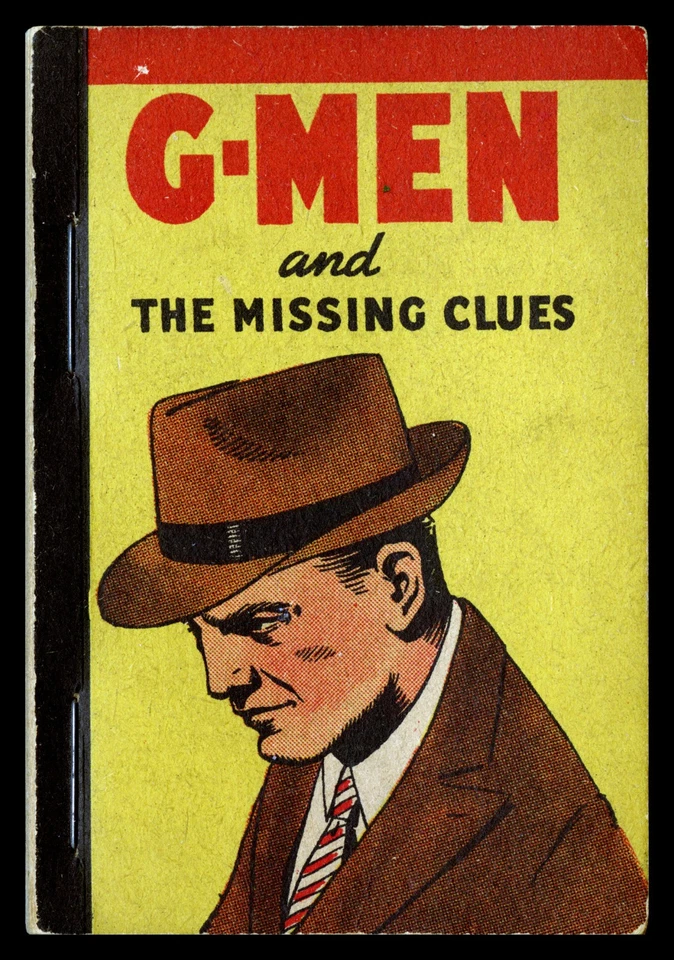 1938 G-Men and the Missing Clues, penny book, Whitman BLB - Image 1 of 1
