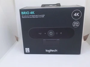 Nowa kamera internetowa Logitech Brio 4K-60fps-4096 X 2160 Video-Auto-Focus 5X Zoom cyfrowy - Zdjęcie 1 z 5