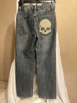 Выветренные джинсы для мальчиков Route 66 размер 10 приталенные с регулируемым поясом - Изображение 1 из 4