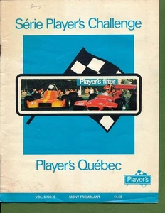 PLAYER'S QUEBEC St Jovite Mont Tremblant September 1976 Official Program - Picture 1 of 2