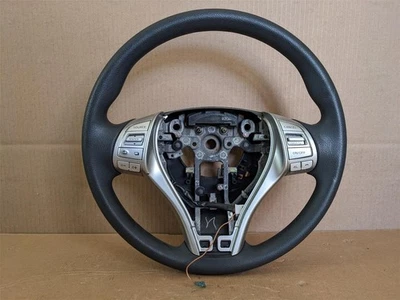 OEM 2014-2017 Nissan Rogue Black Polyurethane Steering Wheel 48430-4BA0A - Image 1 of 4