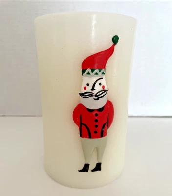 Caja y barril Jingle vela luminaria vacaciones Navidad Santa descontinuada Foto 1 de 4