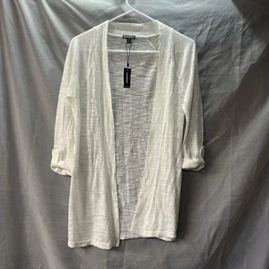 Express Women's Medium White Open Cardigan, New With Tags - Picture 1 of 7
