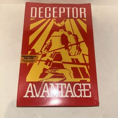 New NOS DECEPTOR The Power of Transformation Commodore 64 Game Avantage Accolade - Image 1 of 4