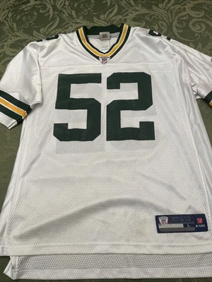 Camiseta deportiva blanca vintage Reebok Clay Matthews #52 Green Bay Packers talla grande Foto 1 de 4