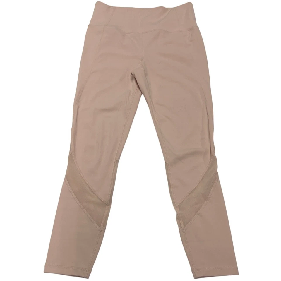 Athleta Leggings Womens Small Pink Ballerina Gown Eclipse 7/8 Mesh Tight - Image 1 of 4