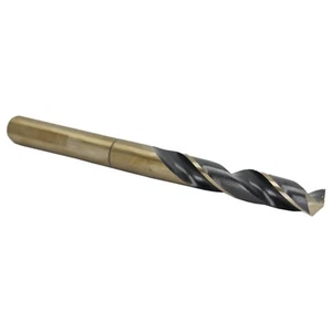 Drill America 37/64" Reduced Shank High Speed Steel Black & Gold Contractor D... - Picture 1 of 11