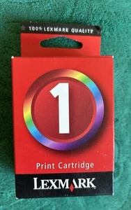 Lexmark 1 Color Genuine OEM Ink Cartridge Sealed New 18C0781 No Visible Exp Date - Picture 1 of 3