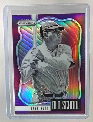 Babe Ruth 2021 Panini Prizm #182 púrpura Foto 1 de 3