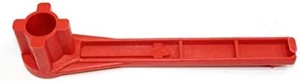 Gas and Bung Wrench Non Sparking Solid Drum Bung Nut Wrench Multi-Pack (RED) (1) - Picture 1 of 12