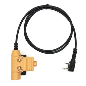U94 Ptt Adapter With Back Clip Push To Talk Radio Headset Adapter For Bao HLF - Zdjęcie 1 z 12