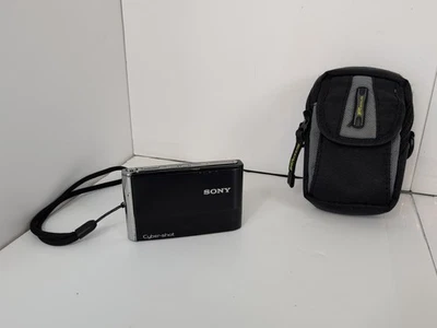 Sony Cyber-shot DSC-T70 8.1MP CCD Compact Camera.Works Ok VIBRATION Needs Repair - Image 1 of 4