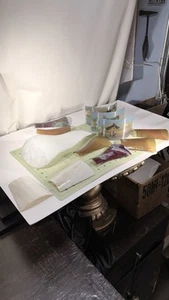 Special Slag Glass Lamp Light Panels Part - Picture 1 of 15