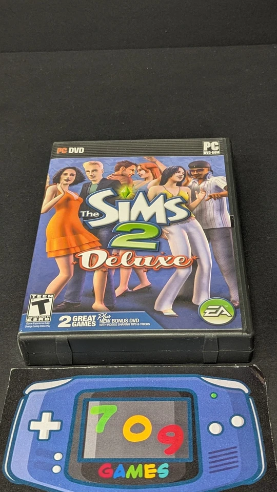 The Sims 2: Double Deluxe (PC CD, 2009) CIB Complete Very Good Cond - Image 1 of 1