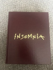 SIGNED/UNNUMBERED Stephen King Insomnia in Dust Jacket Ziesing PC Copy?? RARE!!! - Foto 1 di 15