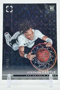 2024-25 Panini PhotoGenic Stephon Castle Rookie Groovy 1/35 San Antonio Spurs RC - Bild 1 von 2