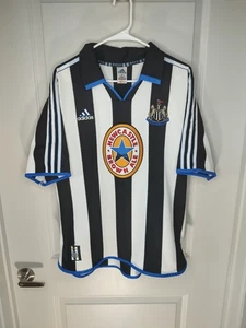 Vintage Newcastle United Adidas 1999 2000 Home Football Shirt Fußball Trikot Large  - Bild 1 von 8
