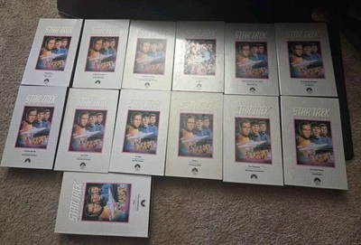 Lot Of 13 Star Trek The Original Series Collector's Edition VHS Tapes - Image 1 of 4