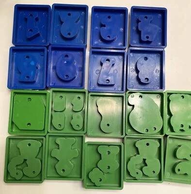 Lot of 18 Sizzix Block Dies 1-9 Fun Serif Numbers & 10 Misc  Size Approx 2”X5” - Image 1 of 4