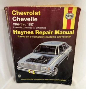 Chevrolet Chevelle V8 and V6 1969-87 Chevelle, Malibu, El Camino Owner's - Picture 1 of 8