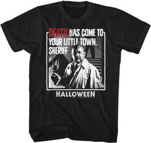 Halloween Horrorfilm Der Tod ist in deine kleine Stadt Herren T-Shirt    - Bild 1 von 5