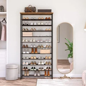 HOOBRO Große Schuhregal 12 Ebenen Schuhständer Schuhablage Schuhschrank - Bild 1 von 11