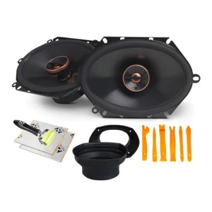 Infinity Reference 8632CFX 120W 6x8" Car Speakers w/ NVX Install Kit - Picture 1 of 21