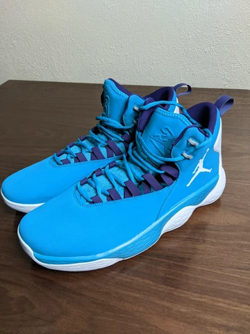 2018 Jordan Super-Fly MVP Basketball Shoes Promo Tagged Blue,White Size 14 Cover