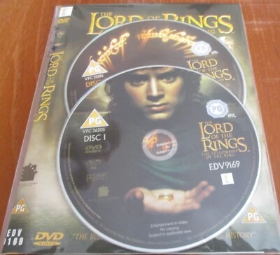 The Lord Of The Rings - The Fellowship Of The Ring (DVD, 2002, 2-Disc Set) - Image 1 of 2