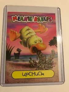 UPCHUCK : Meanie Babies : 1997 Comic Images Promo Card #2 (NM), throwing up Duck - Picture 1 of 3