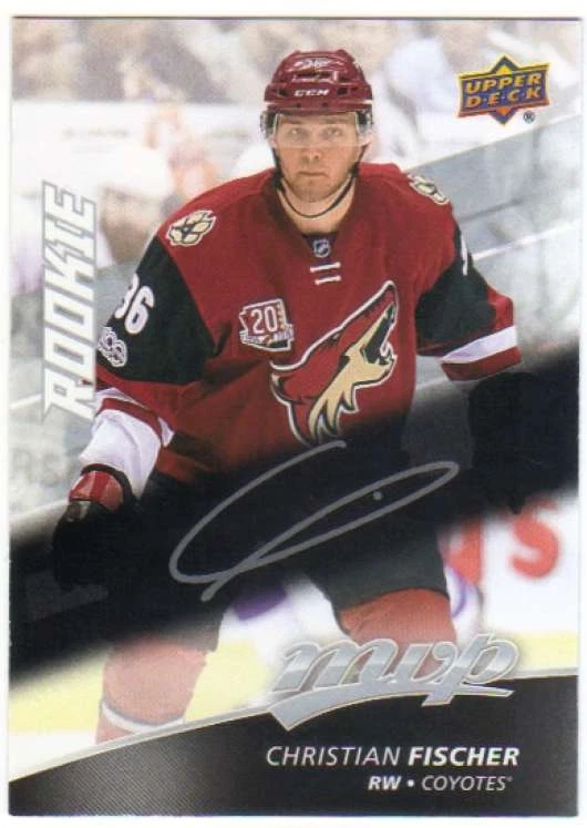 2017-18 Upper Deck MVP Hockey Silver Script RC #239 Christian Fischer Coyotes - Image 1 of 1