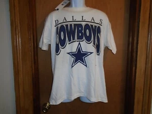 Dallas Cowboys Vintage 1995 Warfield's All Out Fan Apparel T Shirt XL NWT - Picture 1 of 3