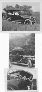 3 ORIGINAL PHOTOS - ANTIQUE CARS - LIEDA KURTZER - STOPPED TO GATHER MISTLETOE - Picture 1 of 7