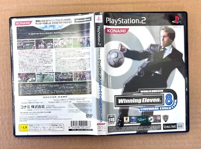 World Soccer Winning Eleven 8 Live Wear Evolution Sports Video game USED japanes - Image 1 of 4