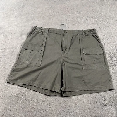 Croft And Barrow Side Elastic Cargo Short Mens Green Size 44 New Hike Camp Gorp - Image 1 of 4