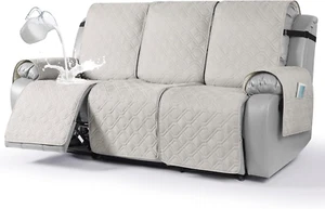 Waterproof Recliner Couch Covers, Sofa Covers 1-Piece Washable Reclining Sofa Co - Picture 1 of 6