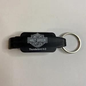 Thunderbird H-D Harley Davidson Motor Cycles ABQ NM Beer Bottle Opener Keychain - Picture 1 of 2