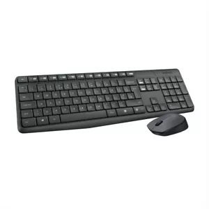 Logitech MK235 Wireless Combo Tastatur, Maus, schwarz - Bild 1 von 2