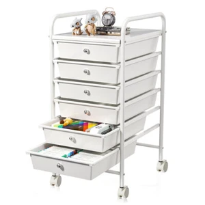 Storage Cart, Rolling Utility Cart with 6 Drawers, - Picture 1 of 5