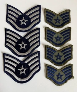 7 Vintage United States Air Force Military Patches - Picture 1 of 1
