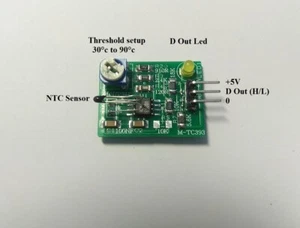Temperature Sensor For Arduino 3.3V-5V Thermal Module 30°c to 90°c M-TC393 - Imagen 1 de 6