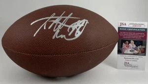 Minnesota Vikings RB Adrian Peterson Firmado Oficial NFL Wilson Fútbol Certificado de Autenticidad JSA - Imagen 1 de 2