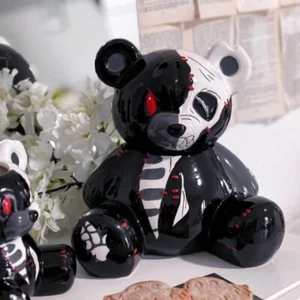 Killstar Teddy Cookie Jar Alternative Gothic Emo Alt Grunge Punk Skater - Picture 1 of 2