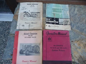 Vintage Massey - Ferguson Tractor & Accessories Manuals - Picture 1 of 7
