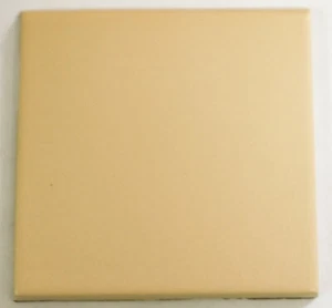 3 7/8" x 3 7/8" Camel Brown Matte Trim Tile Wall Mosaic Ceramic C#645 1 Pc - Picture 1 of 1