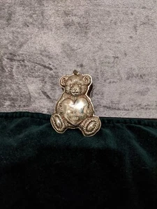 Vintage Schilf und Barton 1999 Babys erstes Weihnachten Sterling Weihnachtsschmuck - Bild 1 von 9