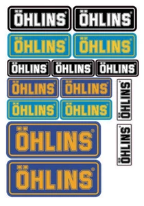 FE STICKER OHLINS MOTO SPONSOR DECAL AUFKLEBER SET KIT ADESIVI DECAL BIKE 25 pcs - Picture 1 of 3